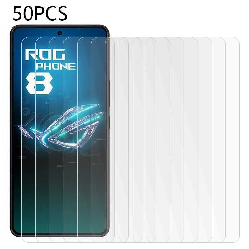 50Pcs Screen Protector for Asus ROG Phone 8 5G / Phone 8 Pro 5G Anti-Shatter Tempered Glass Film 50Pcs Screen Protector for Asus ROG Phone 8 5G / Phone 8 Pro 5G Anti-Shatter Tempered Glass Film